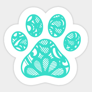 Dog Paw Sticker